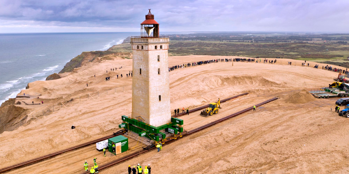 4. The Rubjerg Knude Lighthouse, Denmark