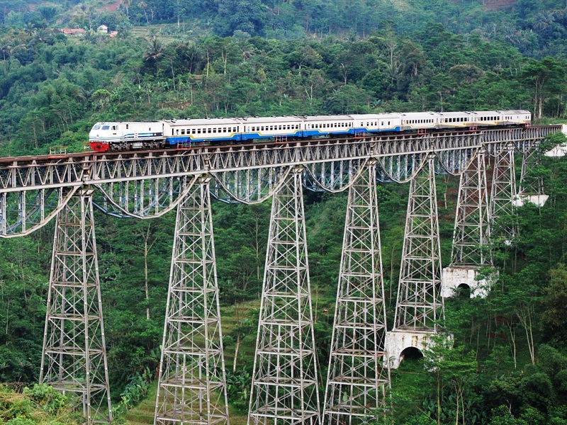 4. Argo Gede Train Railroad, Indonesia