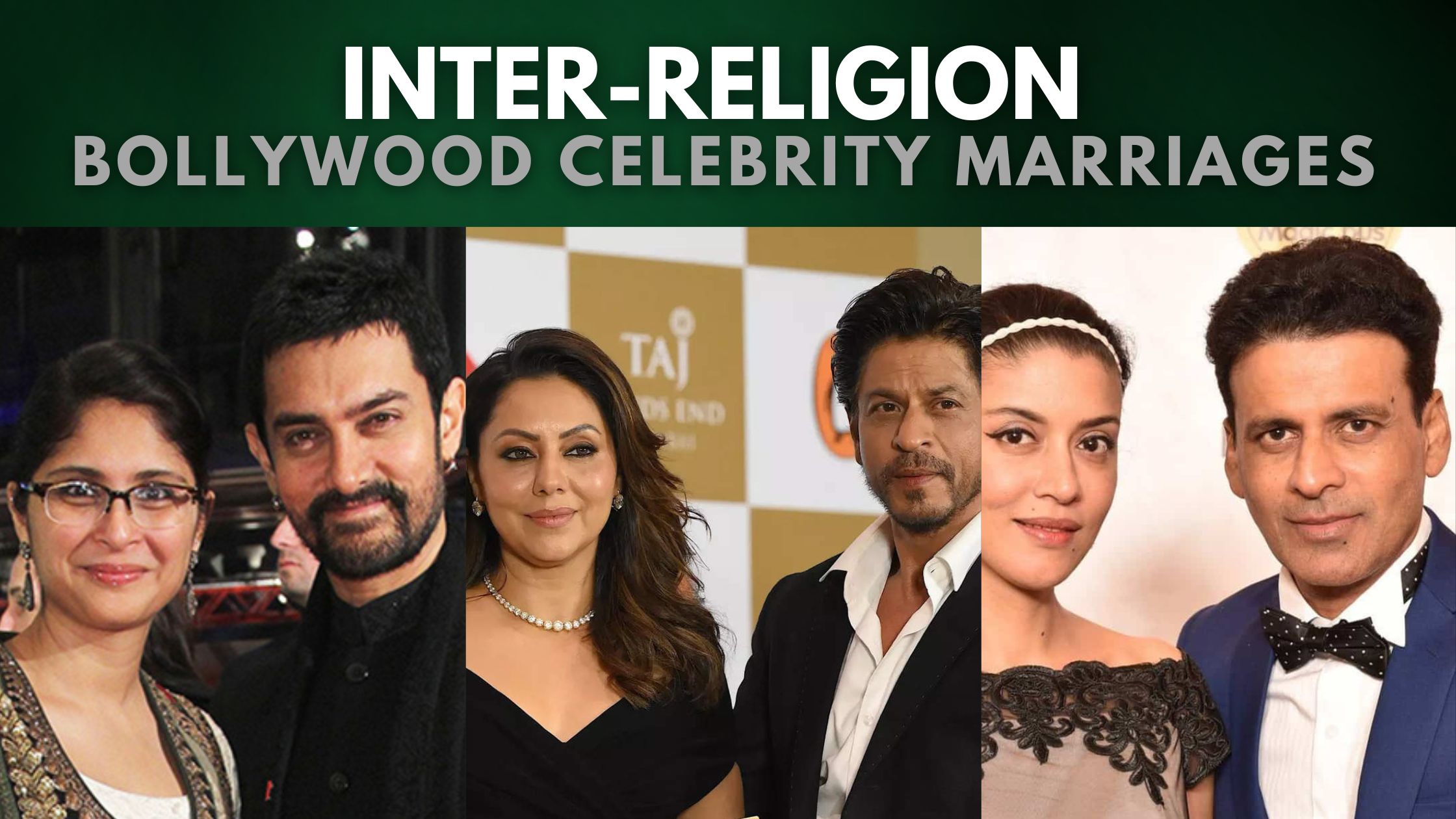 Inter-religion Bollywood Celebrity Marriages