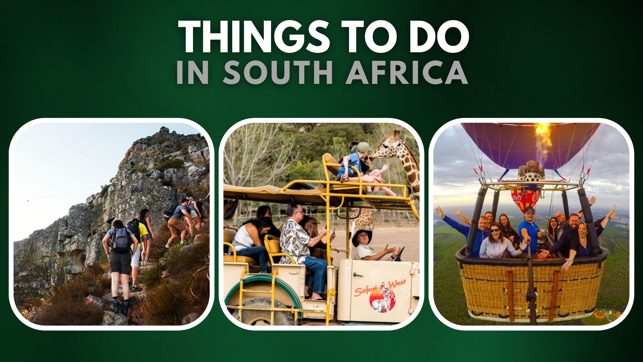 Top 10 Things to do in South Africa