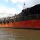Security Operatives Set Ablaze Seized Vessel With Stolen Crude Oil