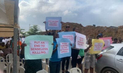 Abuja Trademore residents protest planned Demolition