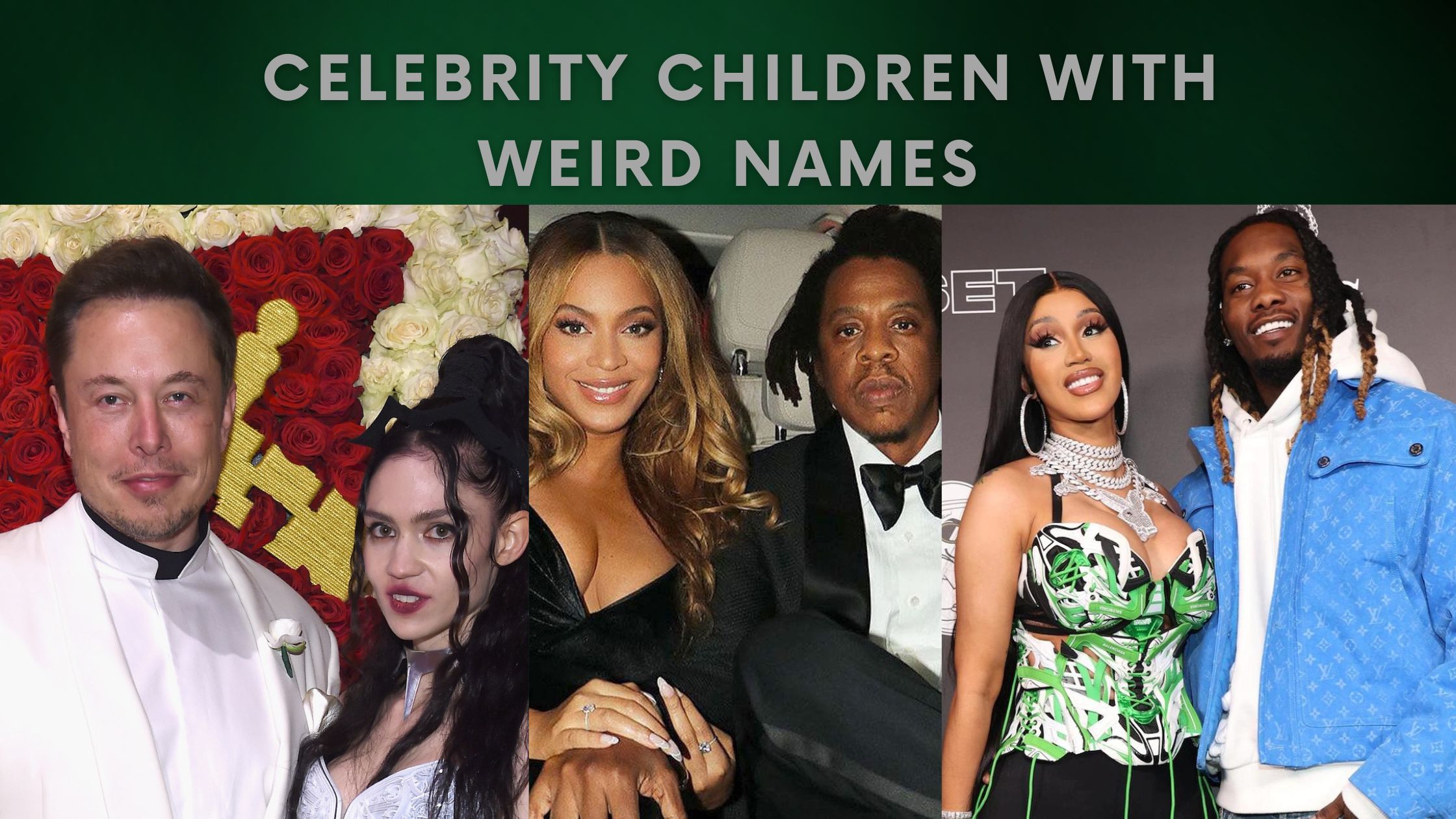 Celebrity Children With Weird Names