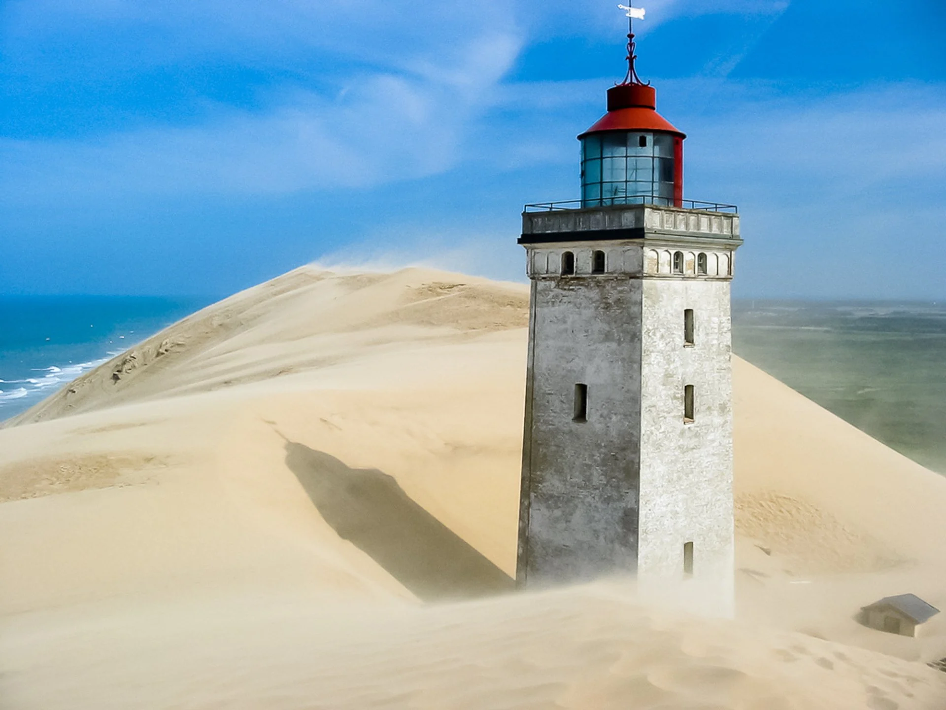 4. The Rubjerg Knude Lighthouse, Denmark