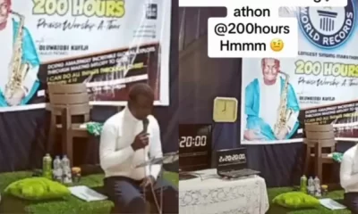 GWR: Nigerian Man Begins A 200 Hours Sing-A-Thon