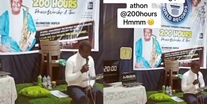GWR: Nigerian Man Begins A 200 Hours Sing-A-Thon