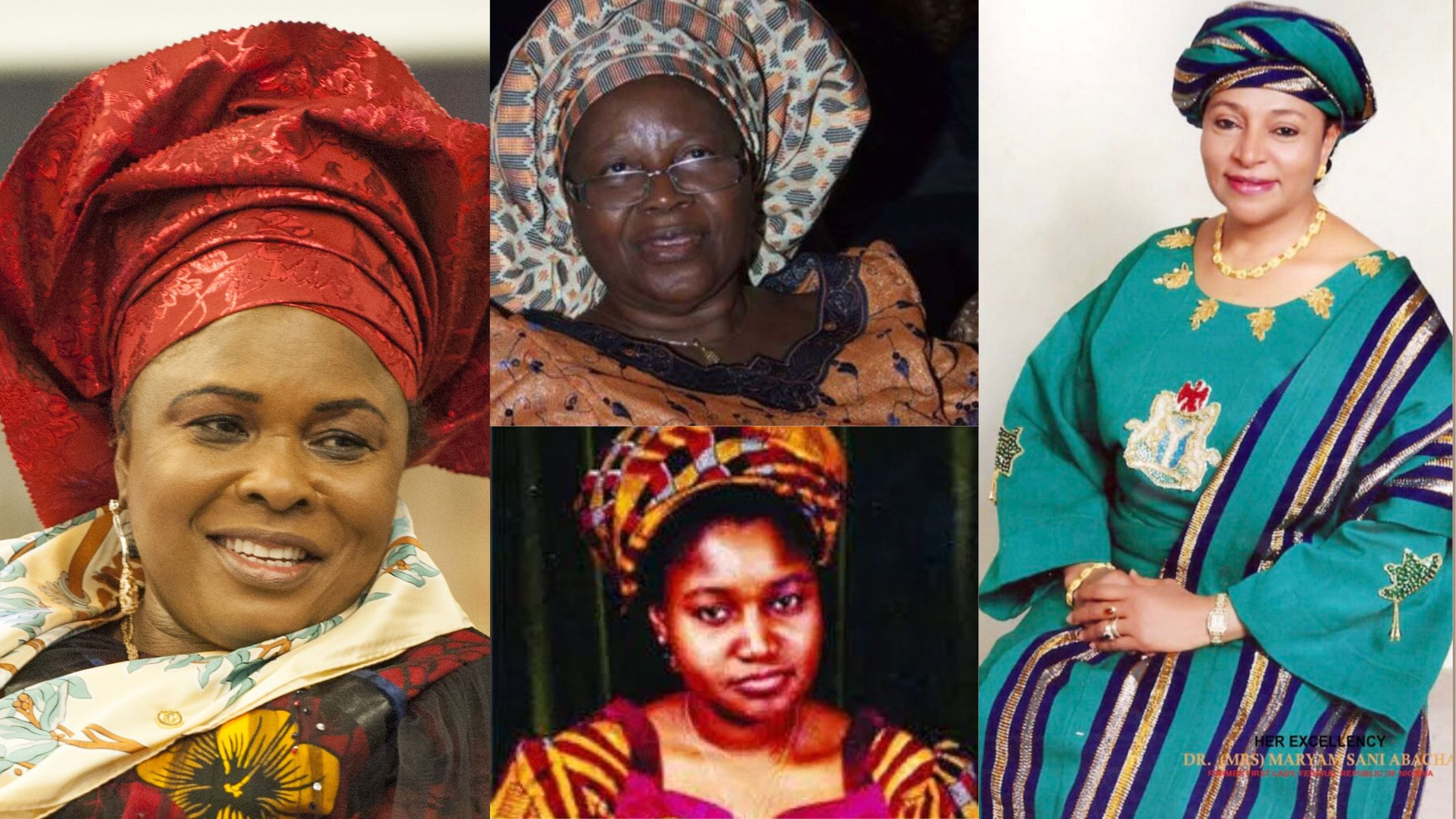 All Nigeria First Ladies/Heads of State Wives