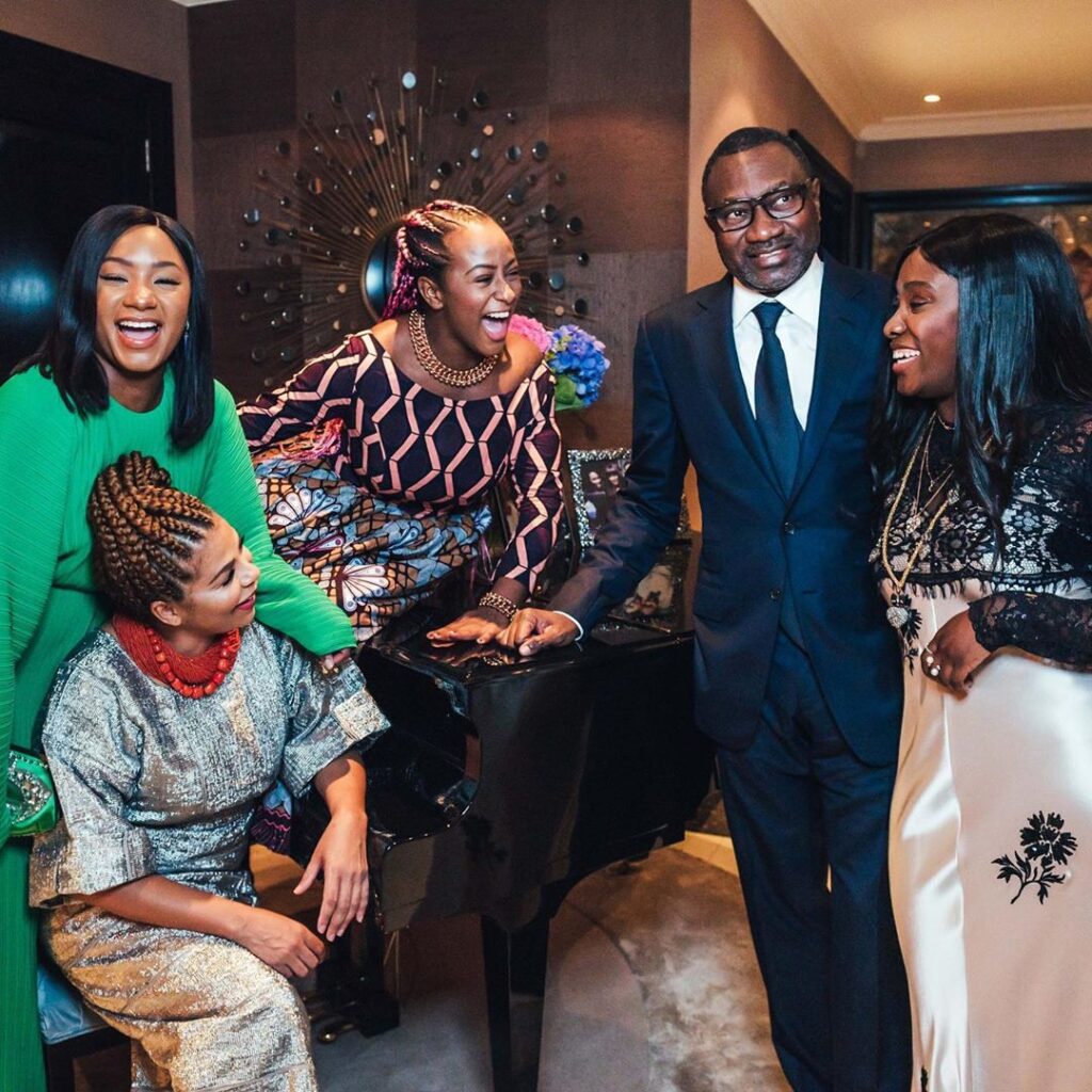 Femi Otedola Family one of the richest families in Nigeria