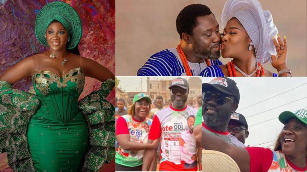 Mercy Johnson one of Nigerian celebrities who married politicians 