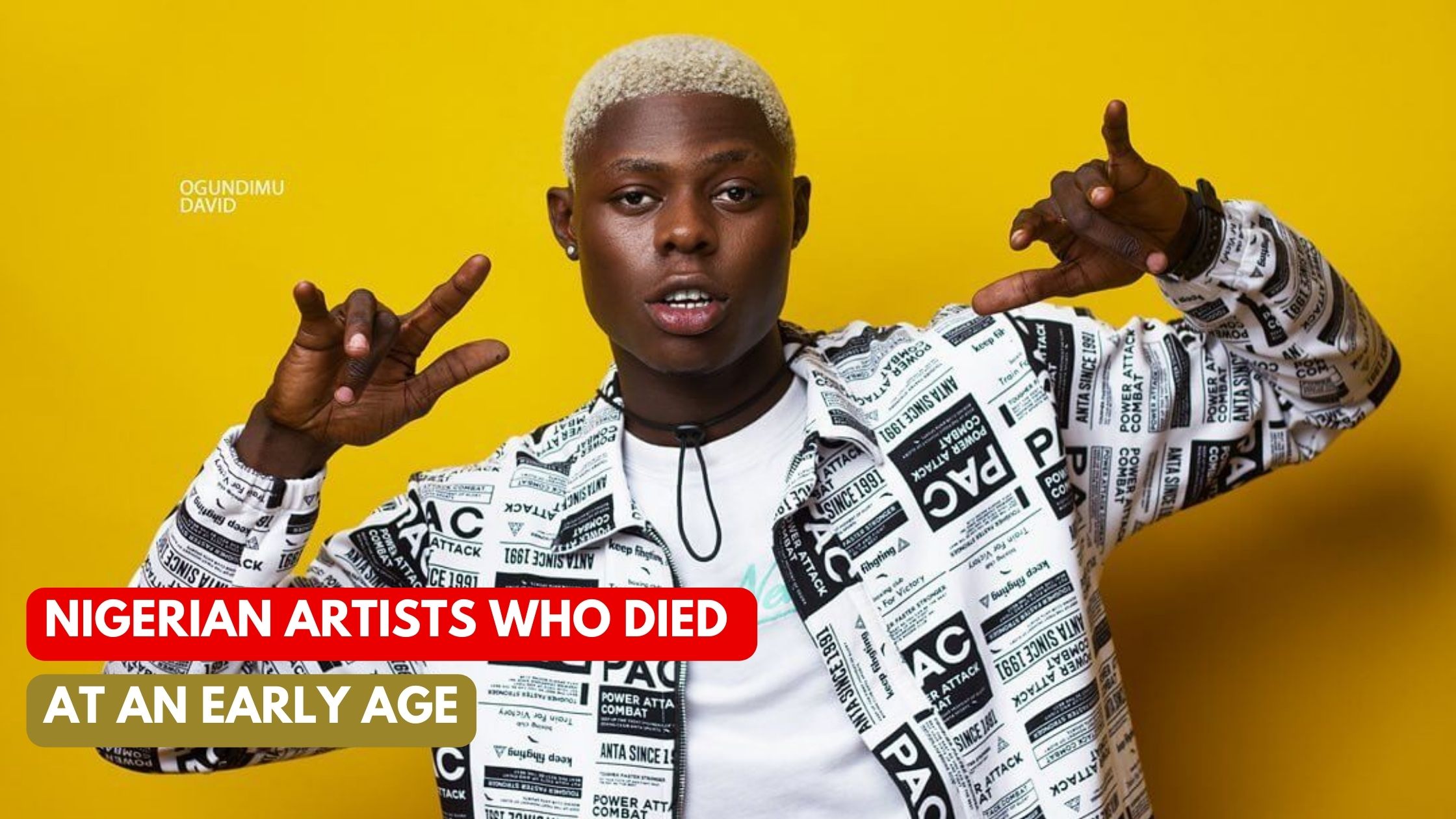 Top 5 Nigerian Artists who Died At An Early Age