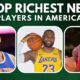 Top 20 Richest NBA Players in America 2023/2024