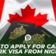 How To Apply For Canada Work Visa From Nigeria