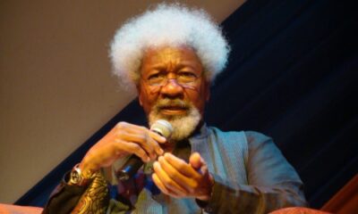 Wole Soyinka: "Water Takes Up Space, I Prefer Wine"