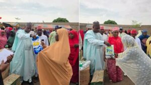 Kano LG Chairman Distributes Detergents to Women, Sparks Mixed Reactions in Kiru