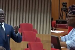 Oshiomhole Tells Akpabio: ‘You Breached Our Truce’ During Senate Session